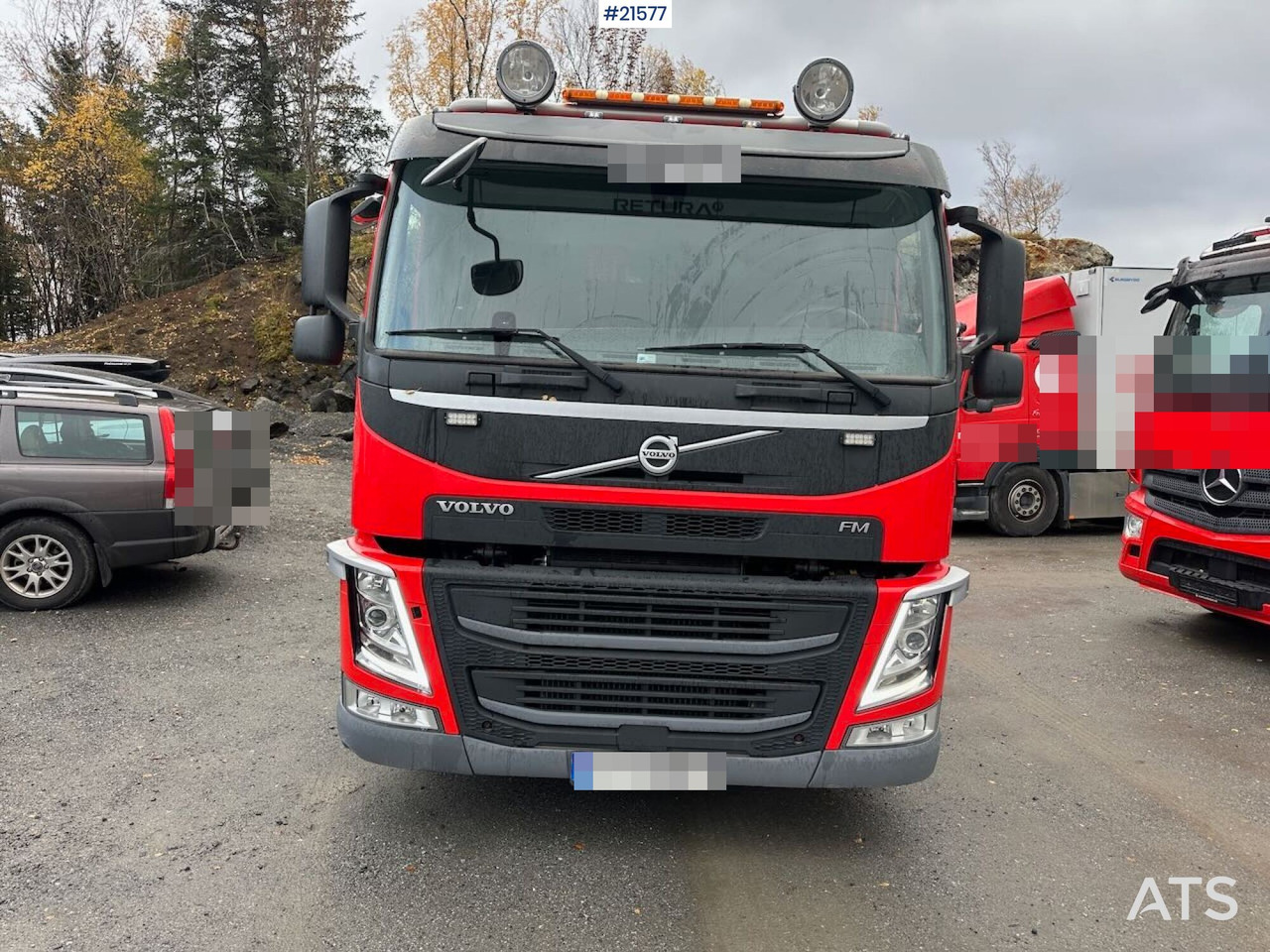 Volvo FM 410 liftdumper 6x2 m/ Laxo påbygg, utskyt og rotator. - Skip loader truck: picture 4 Volvo FM 410 liftdumper 6x2 m/ Laxo påbygg, utskyt og rotator. - Skip loader truck: picture 4