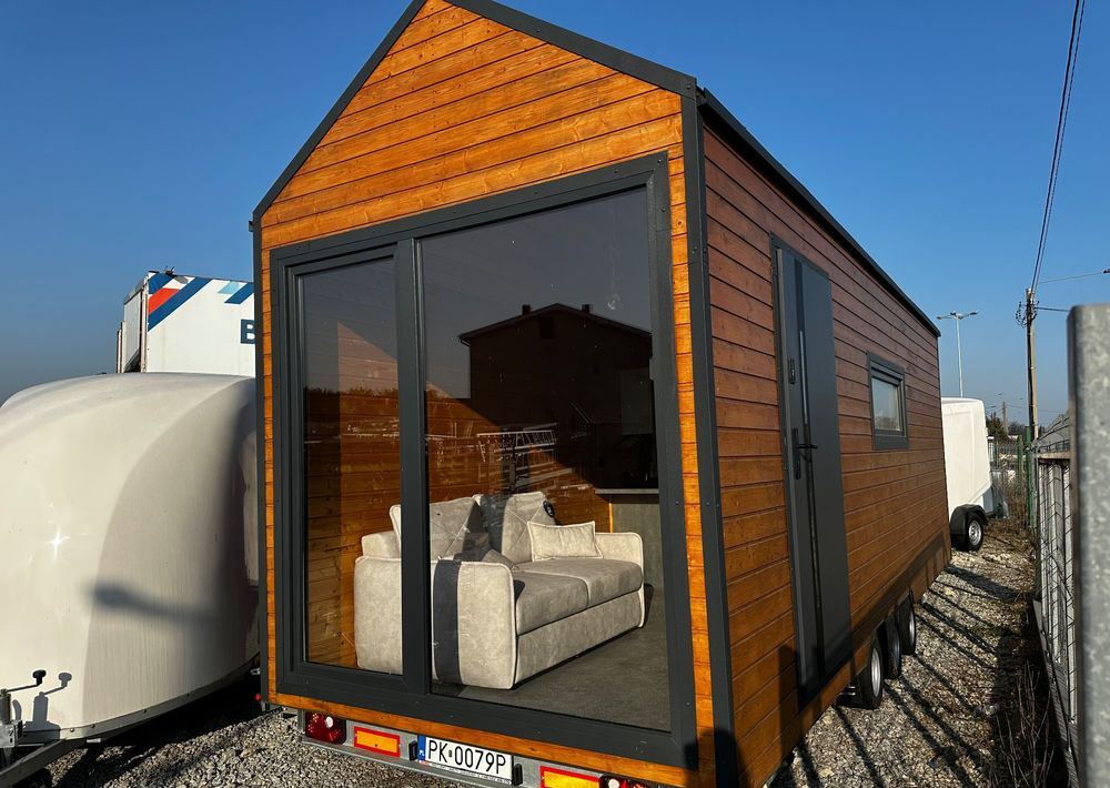 Boro Drewniany DOMEK MOBILNY na przyczepie 7,5m x 2,5m - Caravan: picture 1 Boro Drewniany DOMEK MOBILNY na przyczepie 7,5m x 2,5m - Caravan: picture 1