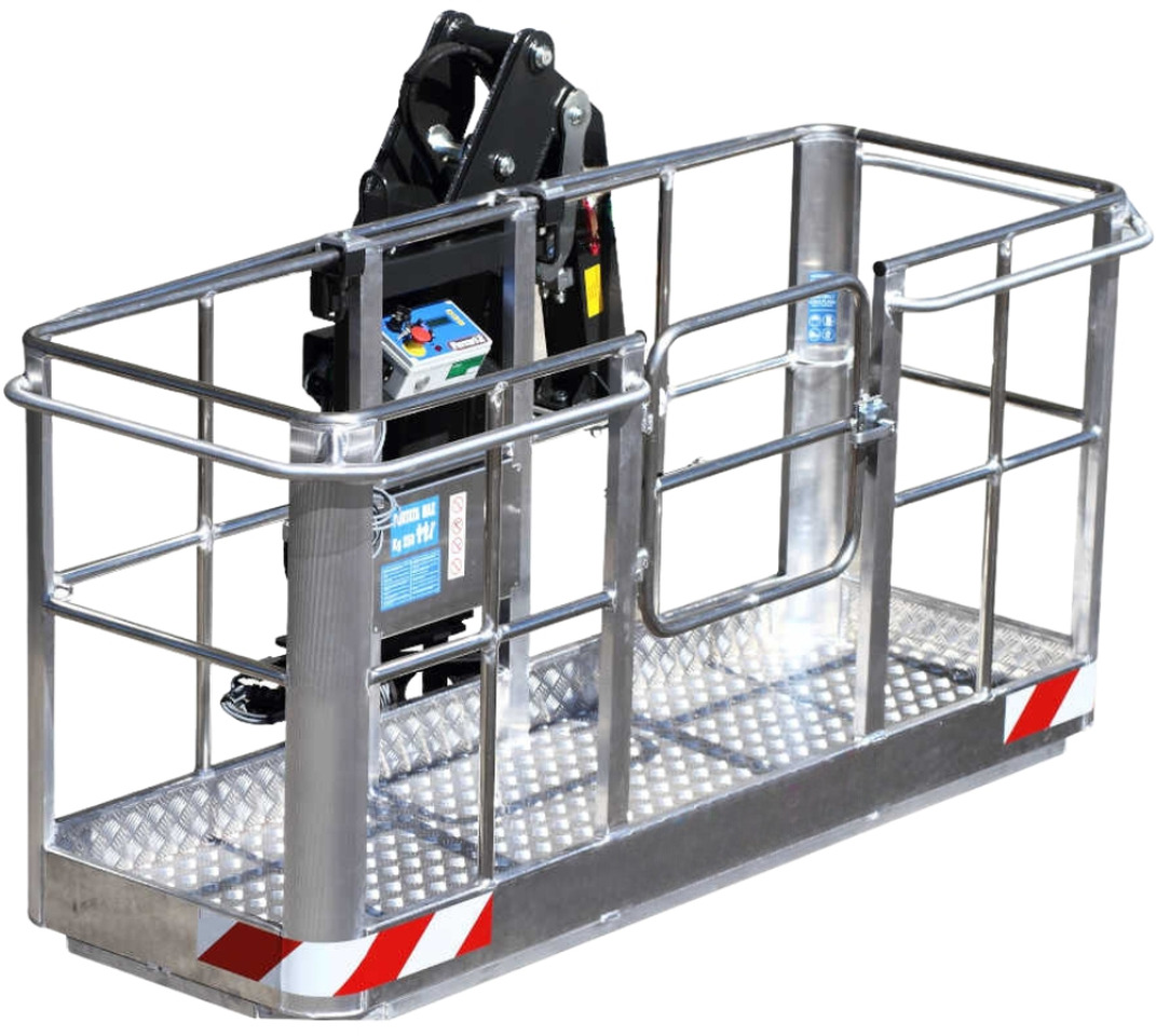 180º Self-leveling Aluminum Man Basket CPAG-2A-F - Attachment for Loader crane: picture 1 180º Self-leveling Aluminum Man Basket CPAG-2A-F - Attachment for Loader crane: picture 1