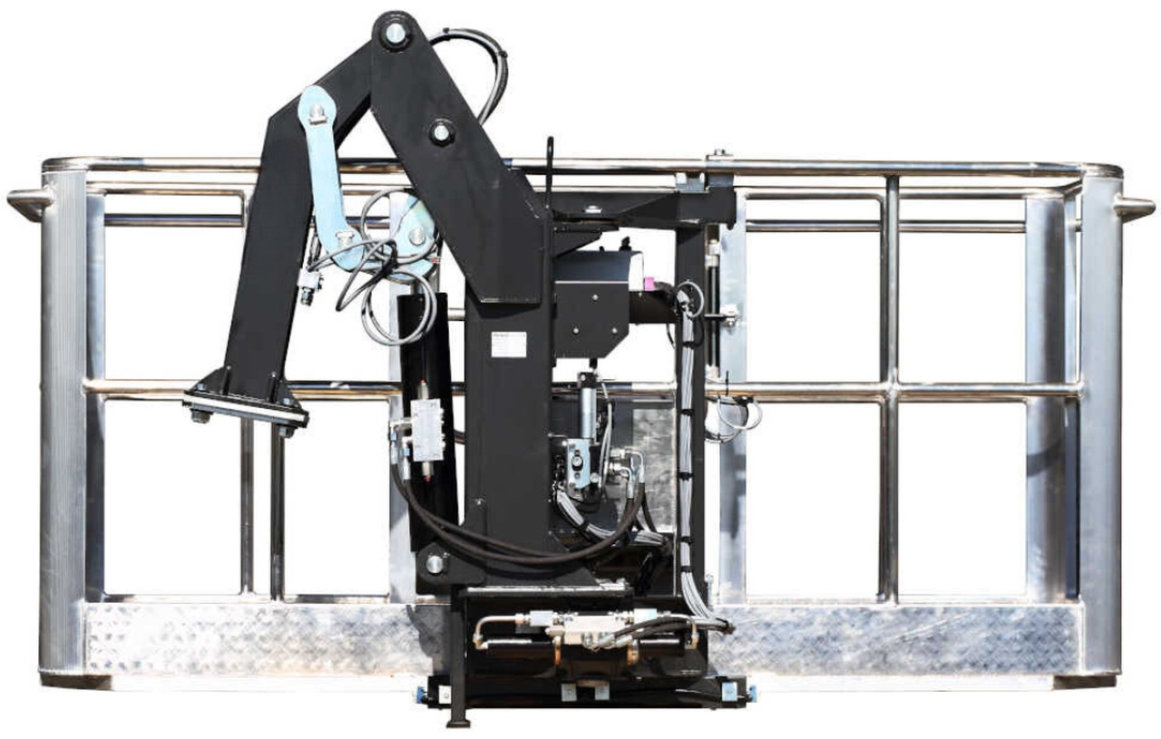 Self-leveling aluminum man basket 180º CPAG-3A5-F - Attachment for Loader crane: picture 2 Self-leveling aluminum man basket 180º CPAG-3A5-F - Attachment for Loader crane: picture 2