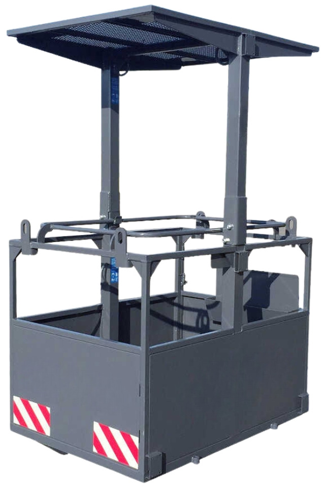 Suspended iron man basket for tower cranes CPTT-2H-F - Attachment for Loader crane: picture 1 Suspended iron man basket for tower cranes CPTT-2H-F - Attachment for Loader crane: picture 1