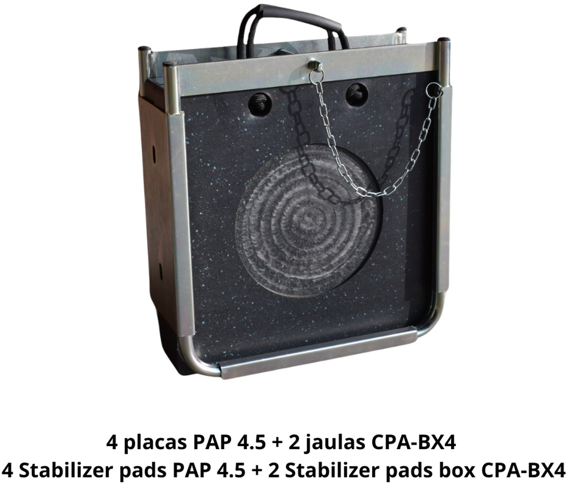 4 Stabilizer Pads PAP 4.5 + 2 Boxes CPA-BX4 OF-3-4P2J - Spare parts for Loader crane: picture 2 4 Stabilizer Pads PAP 4.5 + 2 Boxes CPA-BX4 OF-3-4P2J - Spare parts for Loader crane: picture 2