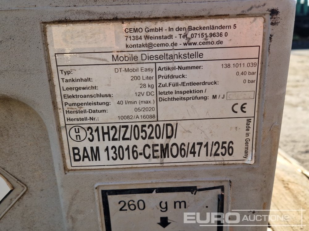 Storage tank 200L Fuel Bowser: picture 7 Storage tank 200L Fuel Bowser: picture 7