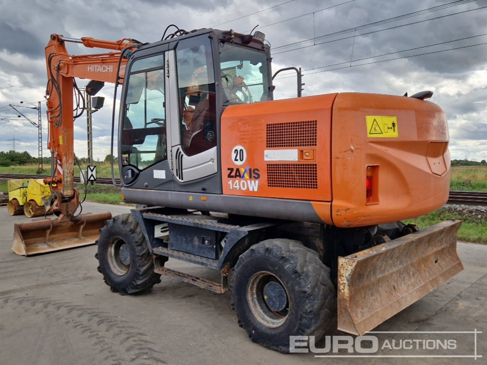 2010 Hitachi ZX140W-3 - Wheel excavator: picture 3 2010 Hitachi ZX140W-3 - Wheel excavator: picture 3