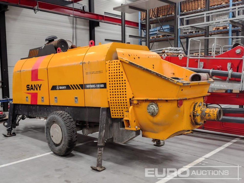 2011 Sany Concrete Pump - Concrete pump truck: picture 2 2011 Sany Concrete Pump - Concrete pump truck: picture 2