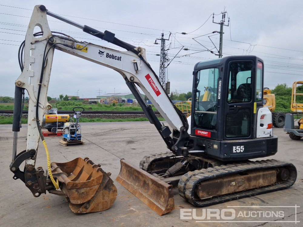 2015 Bobcat E55 - Mini excavator: picture 1 2015 Bobcat E55 - Mini excavator: picture 1