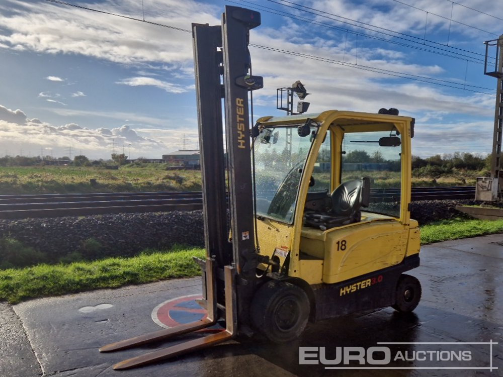 2016 Hyster J3.0XN 3 Ton Electric Forklift, 2 Stage Mast, Forks, - Electric forklift: picture 1 2016 Hyster J3.0XN 3 Ton Electric Forklift, 2 Stage Mast, Forks, - Electric forklift: picture 1