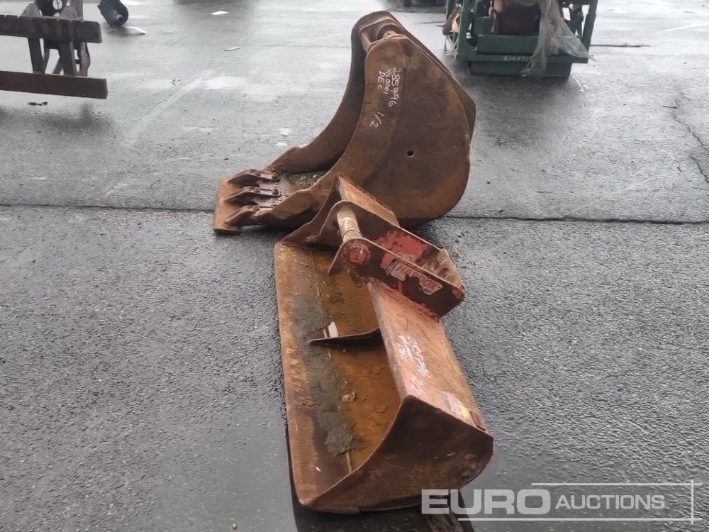 48" Ditching Bucket to suit Dedicated QH, 18" Digging Bucket 60mm Pin to suit 10 Ton Excavator - Bucket: picture 2 48" Ditching Bucket to suit Dedicated QH, 18" Digging Bucket 60mm Pin to suit 10 Ton Excavator - Bucket: picture 2