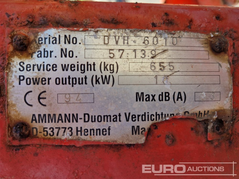 Asphalt machine Ammann DVH6010: picture 9