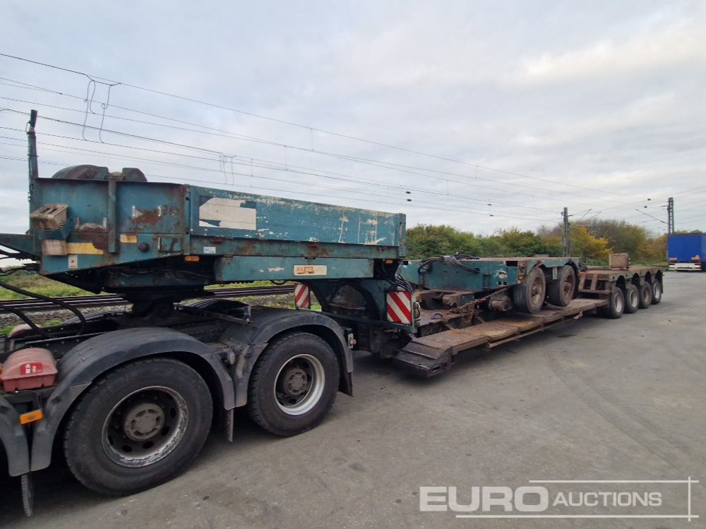 Faymonville 4 Axle Low Loader Trailer, Twin Axle Extension - Low loader semi-trailer: picture 1 Faymonville 4 Axle Low Loader Trailer, Twin Axle Extension - Low loader semi-trailer: picture 1