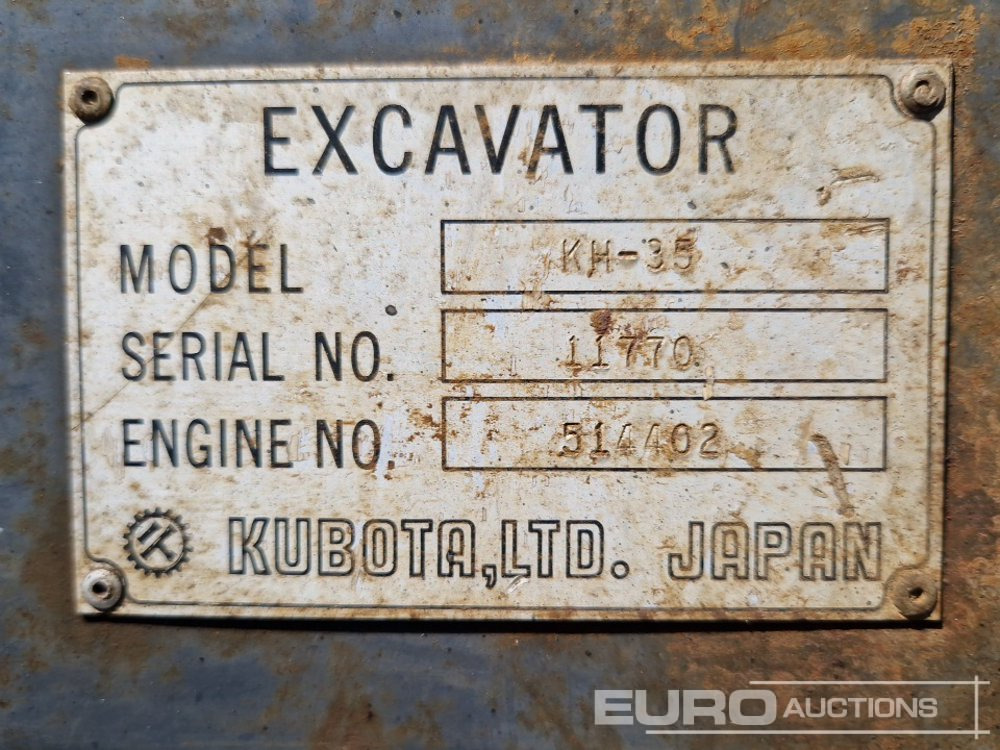 Mini excavator Kubota KH-35: picture 30