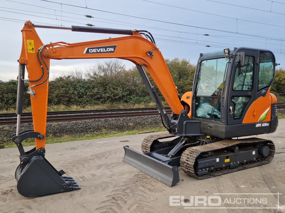 Unused 2024 Develon DX60E-10N - Mini excavator: picture 1 Unused 2024 Develon DX60E-10N - Mini excavator: picture 1