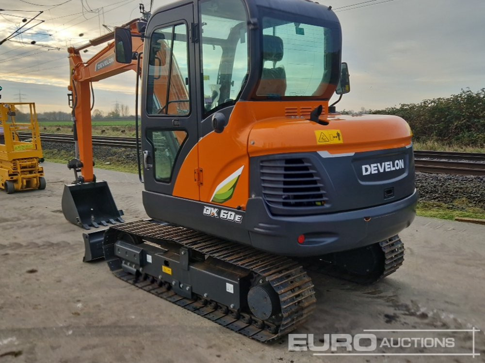 Unused 2024 Develon DX60E-10N - Mini excavator: picture 3 Unused 2024 Develon DX60E-10N - Mini excavator: picture 3