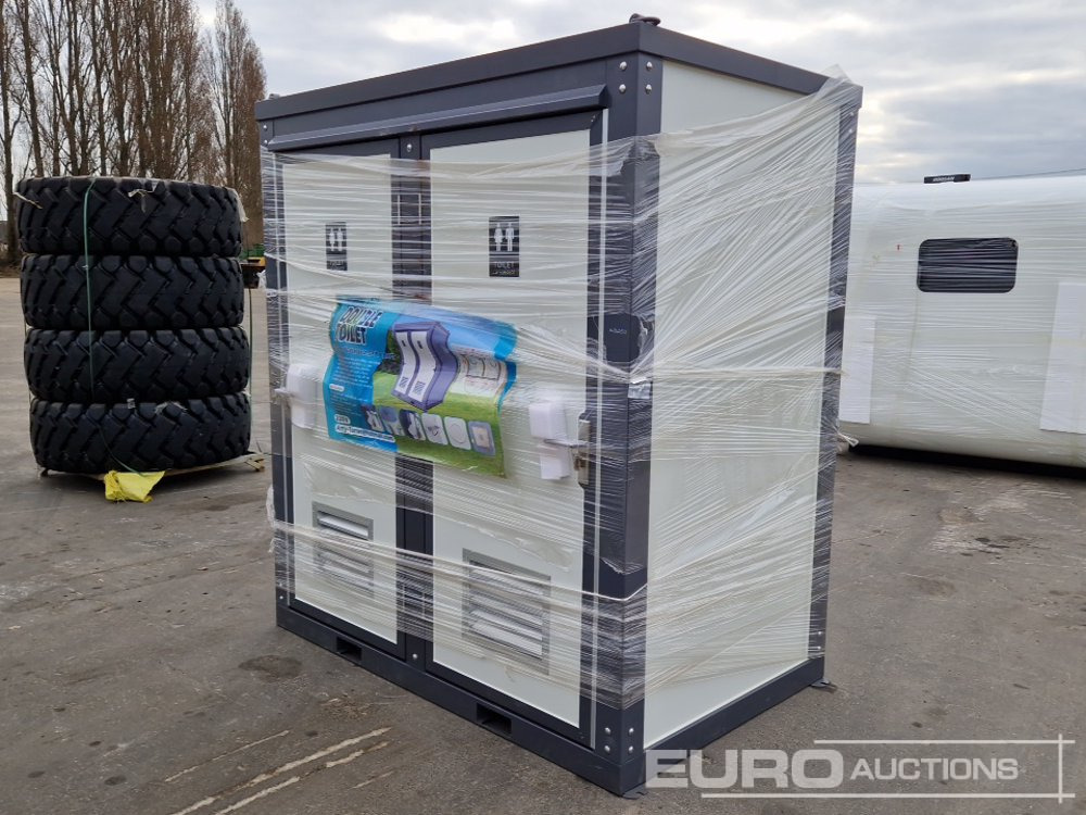 Unused 2024 Portable Toilet, Double,L1300 x W2160 x H2360mm - Construction container: picture 1 Unused 2024 Portable Toilet, Double,L1300 x W2160 x H2360mm - Construction container: picture 1