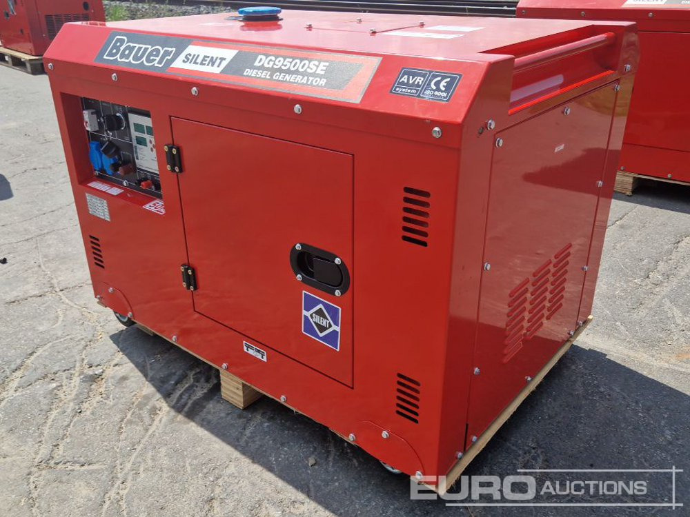 Unused Bauer DG9500SE - Generator set: picture 1 Unused Bauer DG9500SE - Generator set: picture 1