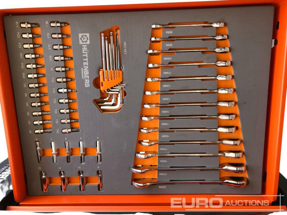 Unused Hüttenberg Tool Trolley, 6 Drawers with Tools - Workshop equipment: picture 5 Unused Hüttenberg Tool Trolley, 6 Drawers with Tools - Workshop equipment: picture 5