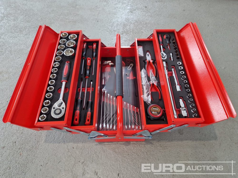 Unused North Tools Tool Box, 85Pcs. Tools - Construction equipment: picture 1 Unused North Tools Tool Box, 85Pcs. Tools - Construction equipment: picture 1