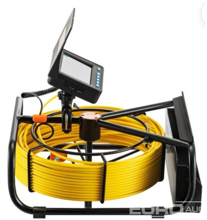 Construction equipment Unused PIPECAM Pipe Camera, 50 Meter Reach, HD Monitor, Waterproof IP68, 6x LED, Akku, Fast Charger: picture 10