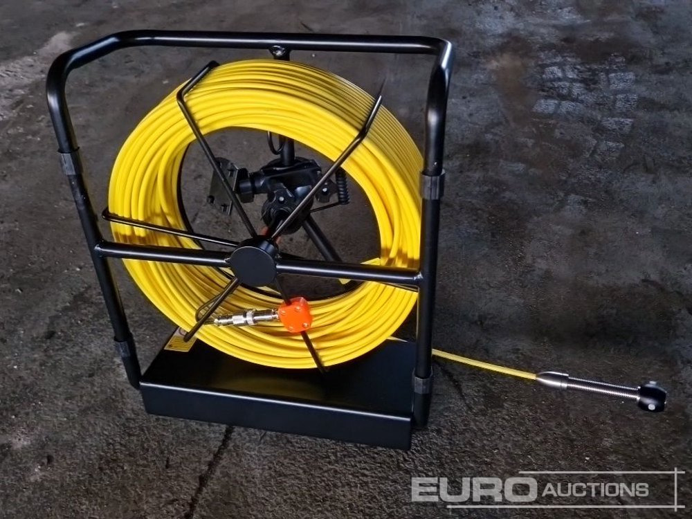 Construction equipment Unused PIPECAM Pipe Camera, 50 Meter Reach, HD Monitor, Waterproof IP68, 6x LED, Akku, Fast Charger: picture 6