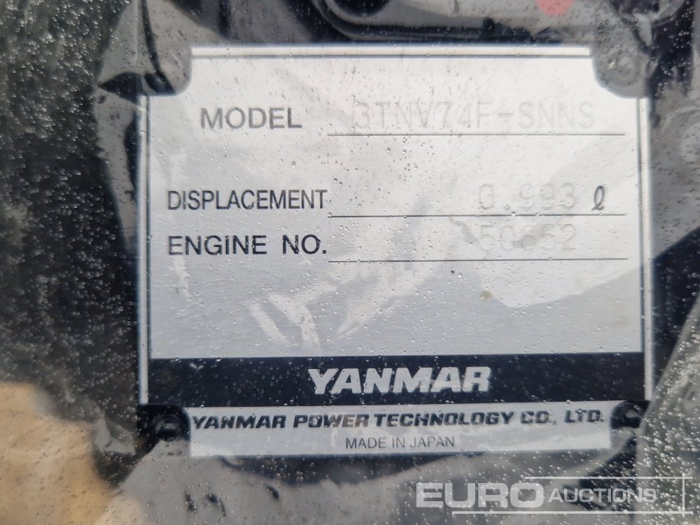 Engine Unused Yanmar 3TNV74F-SNNS: picture 12