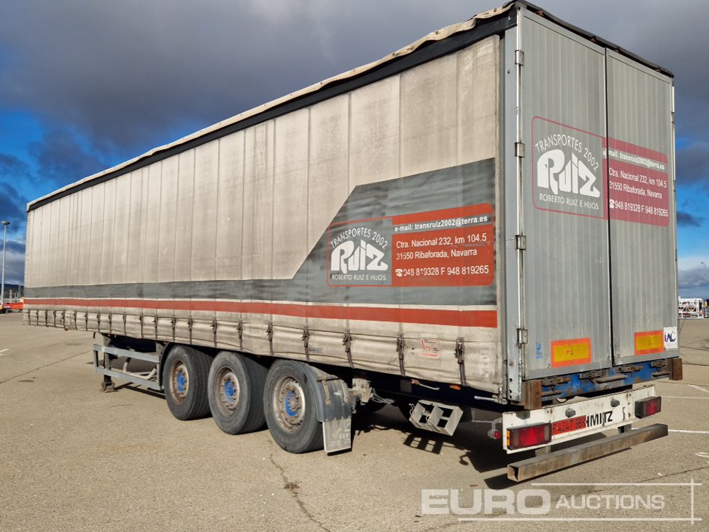 2001 Trailer Profi PRSH24 3 Axle Cuartainsider Trailer (Spanish Reg Docs Available / Documentación Española Disponible) - Curtainsider semi-trailer: picture 4 2001 Trailer Profi PRSH24 3 Axle Cuartainsider Trailer (Spanish Reg Docs Available / Documentación Española Disponible) - Curtainsider semi-trailer: picture 4