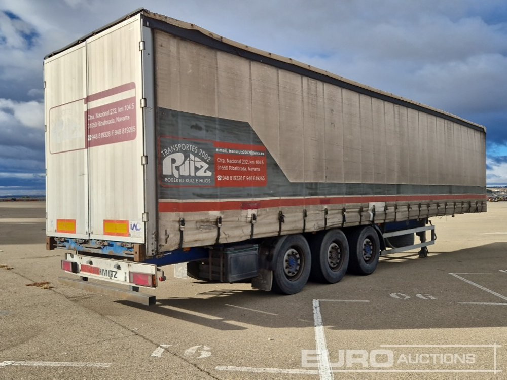 2001 Trailer Profi PRSH24 3 Axle Cuartainsider Trailer (Spanish Reg Docs Available / Documentación Española Disponible) - Curtainsider semi-trailer: picture 3 2001 Trailer Profi PRSH24 3 Axle Cuartainsider Trailer (Spanish Reg Docs Available / Documentación Española Disponible) - Curtainsider semi-trailer: picture 3