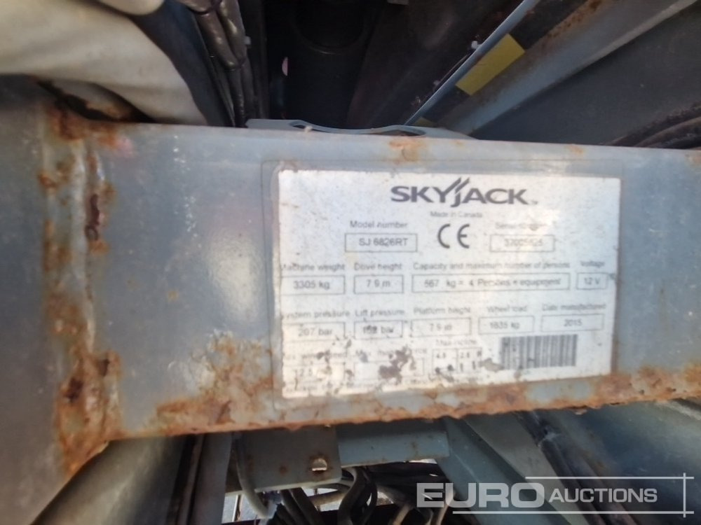 Aerial platform 2015 SkyJack SJ6826RT: picture 23