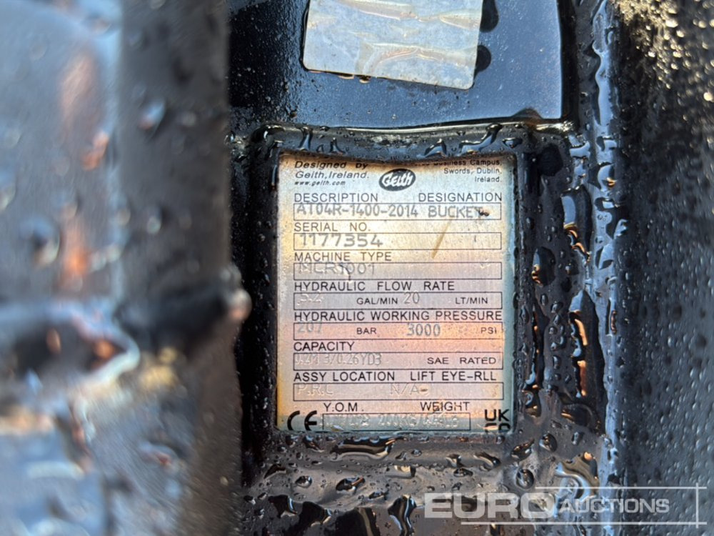 2023 Geith AT04R-1400-2014 - Bucket: picture 5 2023 Geith AT04R-1400-2014 - Bucket: picture 5