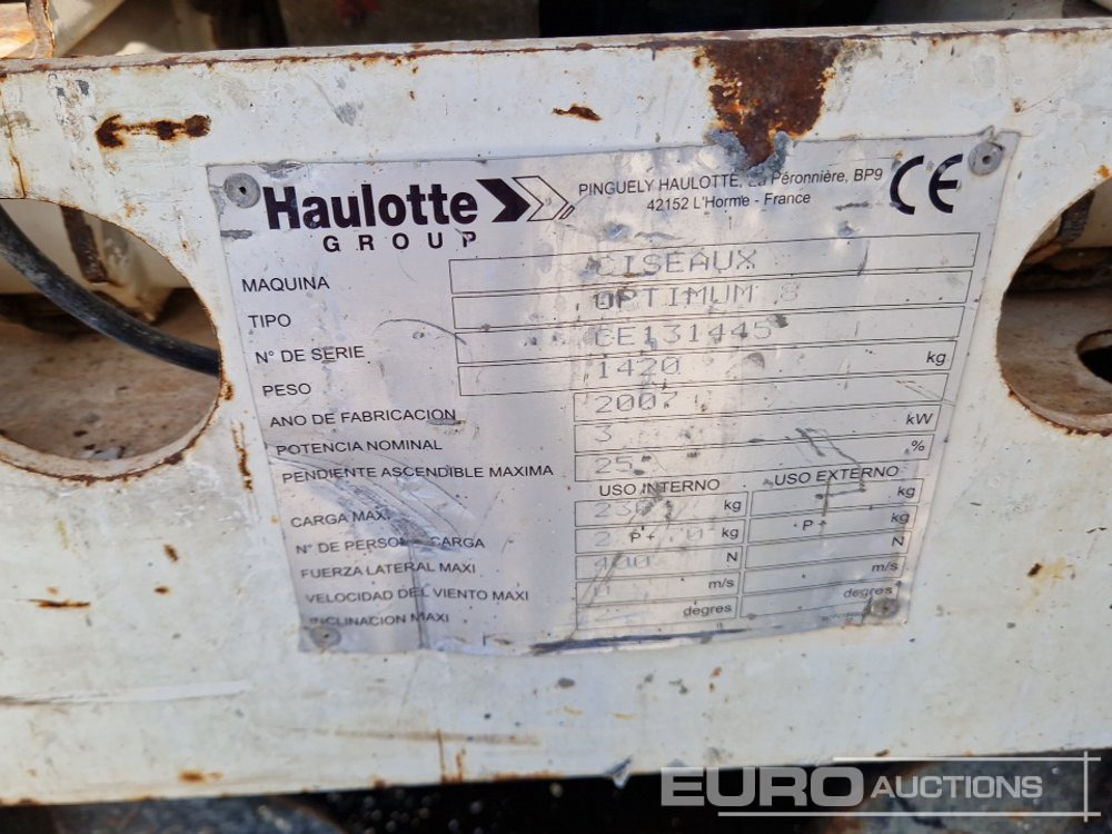Aerial platform Haulotte Optimum 8: picture 18