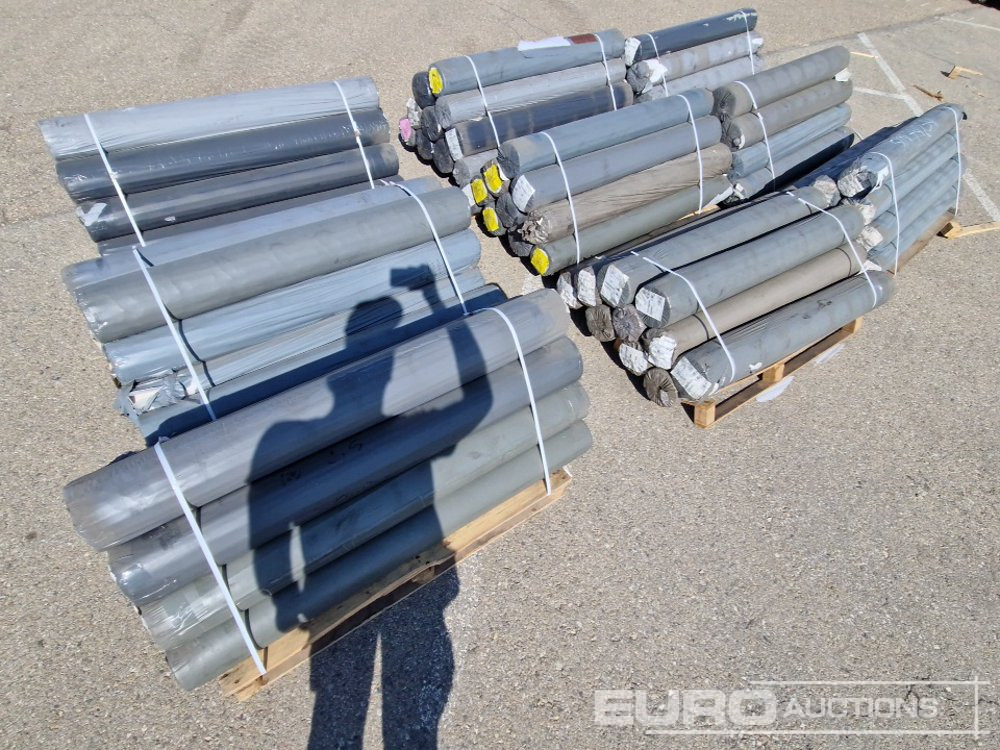 Pallet of 50m Rolls Coated PVC Vinyl (90 of) - Construction equipment: picture 3 Pallet of 50m Rolls Coated PVC Vinyl (90 of) - Construction equipment: picture 3