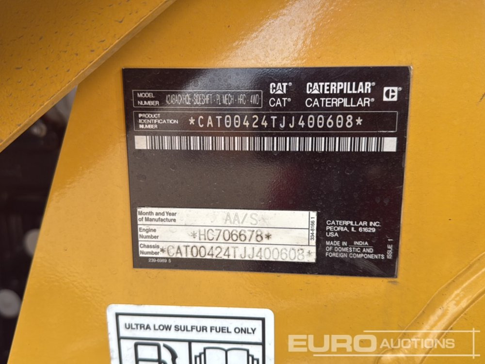 Backhoe loader Unused 2025 CAT 424: picture 45