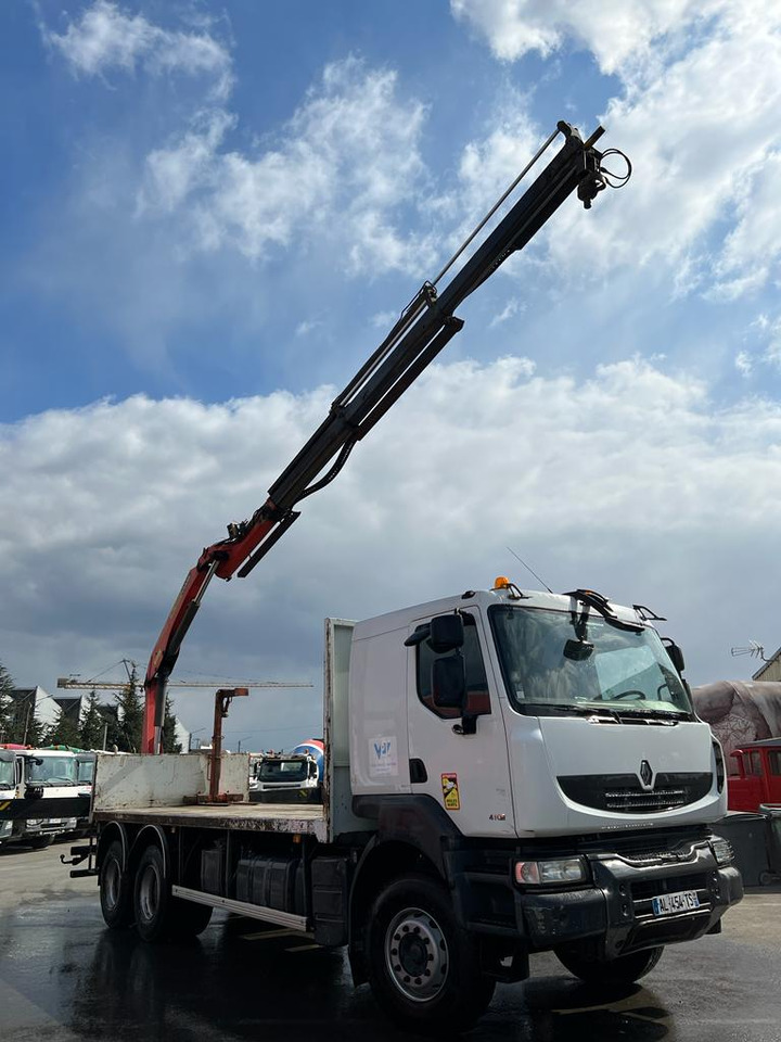 Camion grue Renault 410 AL-454-TS - Dropside/ Flatbed truck, Crane truck: picture 3 Camion grue Renault 410 AL-454-TS - Dropside/ Flatbed truck, Crane truck: picture 3