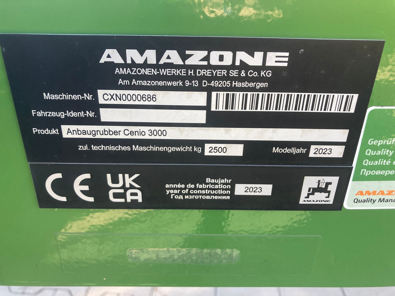 Amazone Cenio 3000 Special - Cultivator: picture 2 Amazone Cenio 3000 Special - Cultivator: picture 2