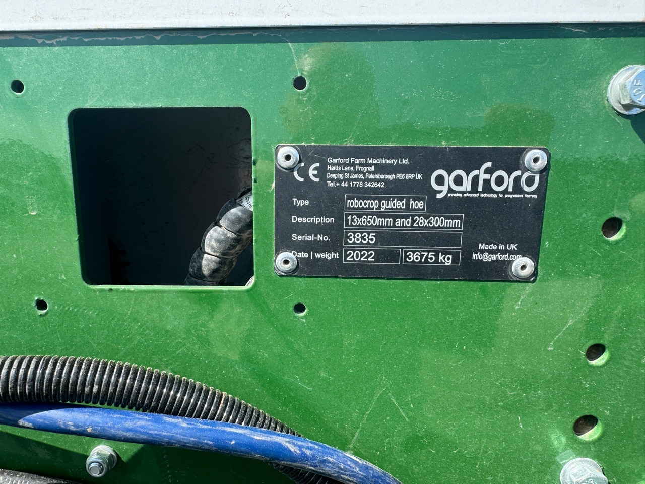 Garford Robocrop Guided Hoe - Beet harvester: picture 5 Garford Robocrop Guided Hoe - Beet harvester: picture 5