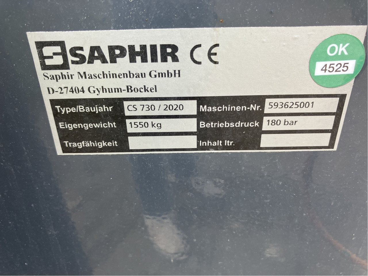 Saphir Strohstriegel CleanStar 730 - Soil tillage equipment: picture 3 Saphir Strohstriegel CleanStar 730 - Soil tillage equipment: picture 3