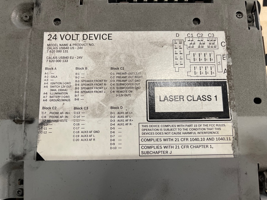 SCANIA RADIO 2974852 - Electrical system for Truck: picture 2 SCANIA RADIO 2974852 - Electrical system for Truck: picture 2