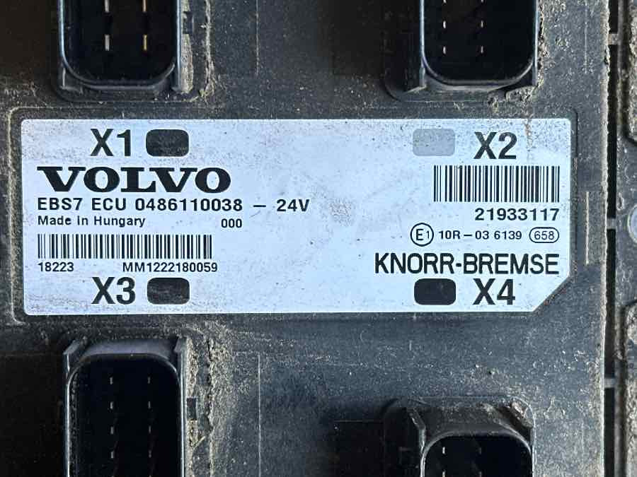 VOLVO ECU EBS 21933117 - Electrical system for Truck: picture 3 VOLVO ECU EBS 21933117 - Electrical system for Truck: picture 3