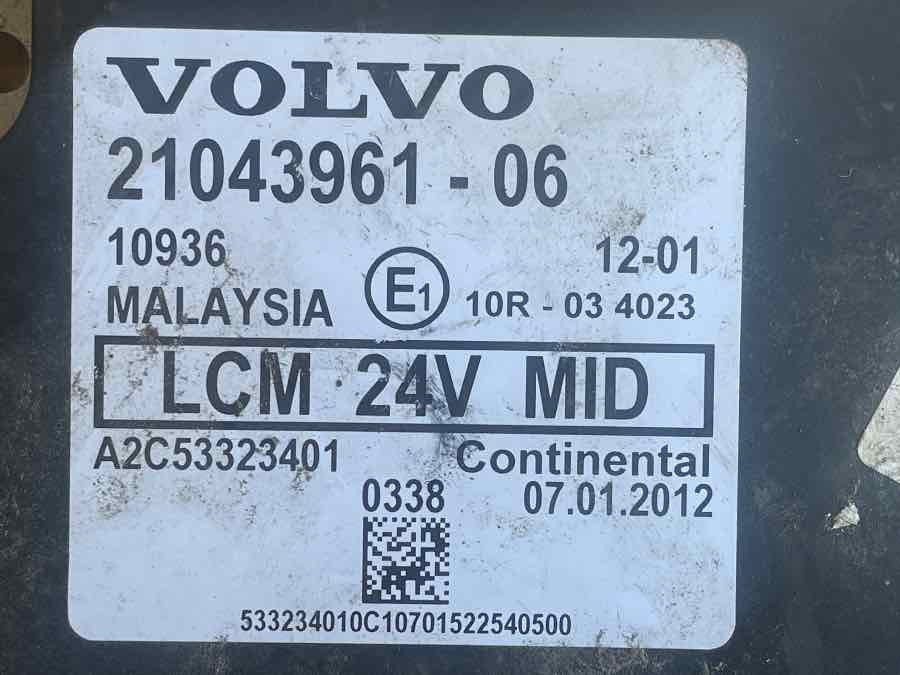 VOLVO ECU LCM 21043961 - 06 - Electrical system for Truck: picture 3 VOLVO ECU LCM 21043961 - 06 - Electrical system for Truck: picture 3