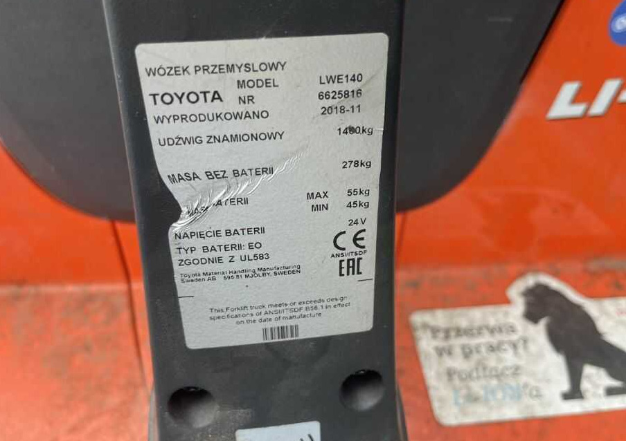 BT LWE140 - Pallet truck: picture 4 BT LWE140 - Pallet truck: picture 4