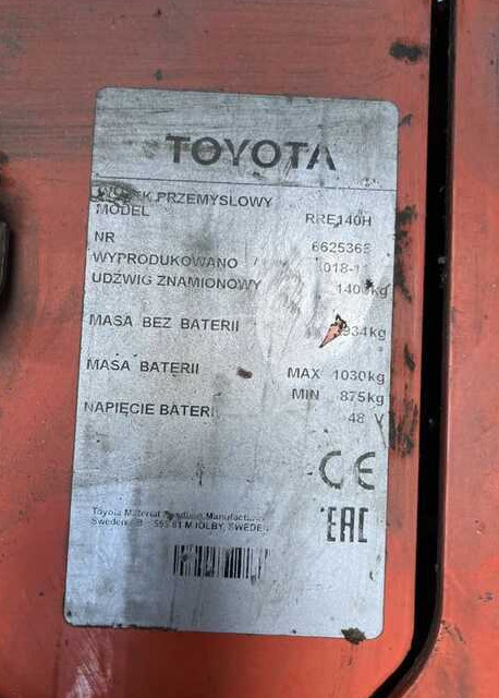 BT RRE140H - Reach truck: picture 4 BT RRE140H - Reach truck: picture 4