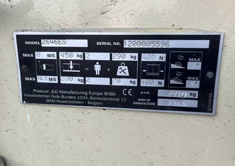 JLG 2646ES - Scissor lift: picture 4 JLG 2646ES - Scissor lift: picture 4
