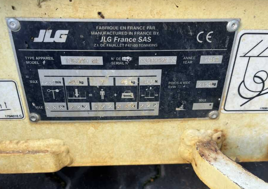 JLG Toucan 8E - Vertical mast lift: picture 4 JLG Toucan 8E - Vertical mast lift: picture 4