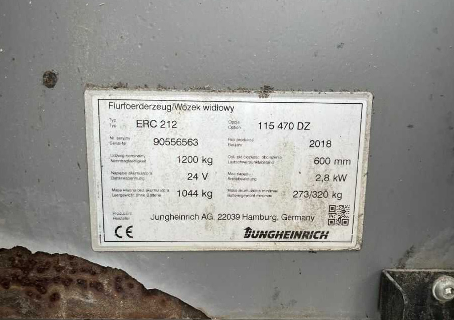 Jungheinrich ERC212 - Stacker: picture 4 Jungheinrich ERC212 - Stacker: picture 4