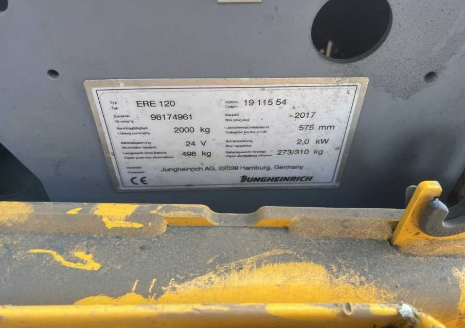 Jungheinrich ERE120 - Pallet truck: picture 4 Jungheinrich ERE120 - Pallet truck: picture 4