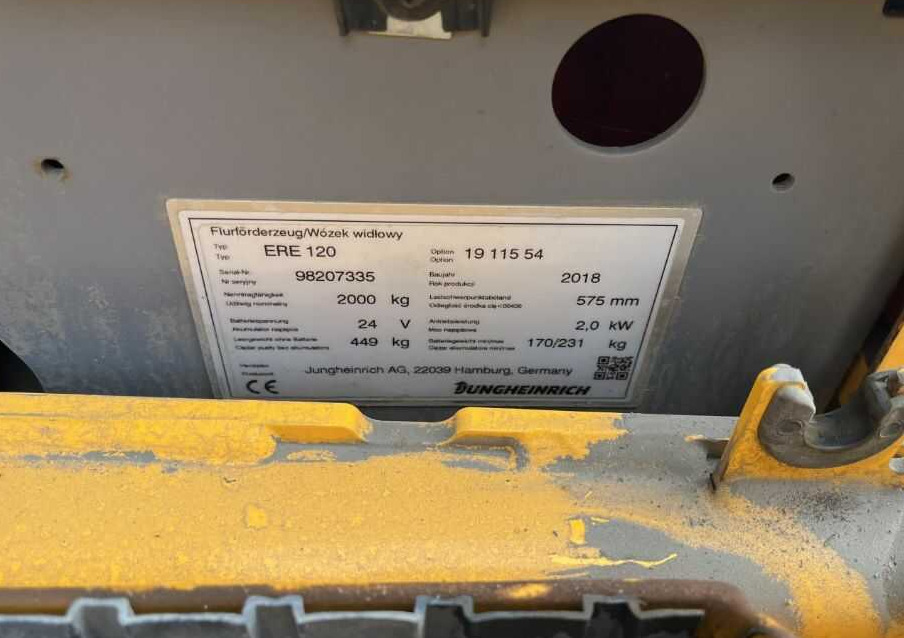 Jungheinrich ERE120 - Pallet truck: picture 4 Jungheinrich ERE120 - Pallet truck: picture 4