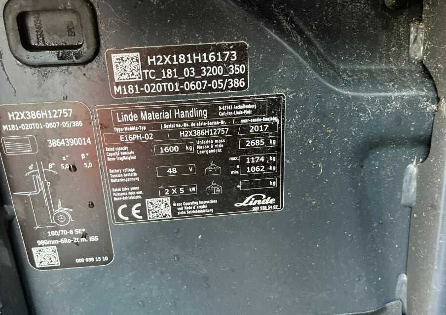 Linde E16PH-02 - Electric forklift: picture 4 Linde E16PH-02 - Electric forklift: picture 4