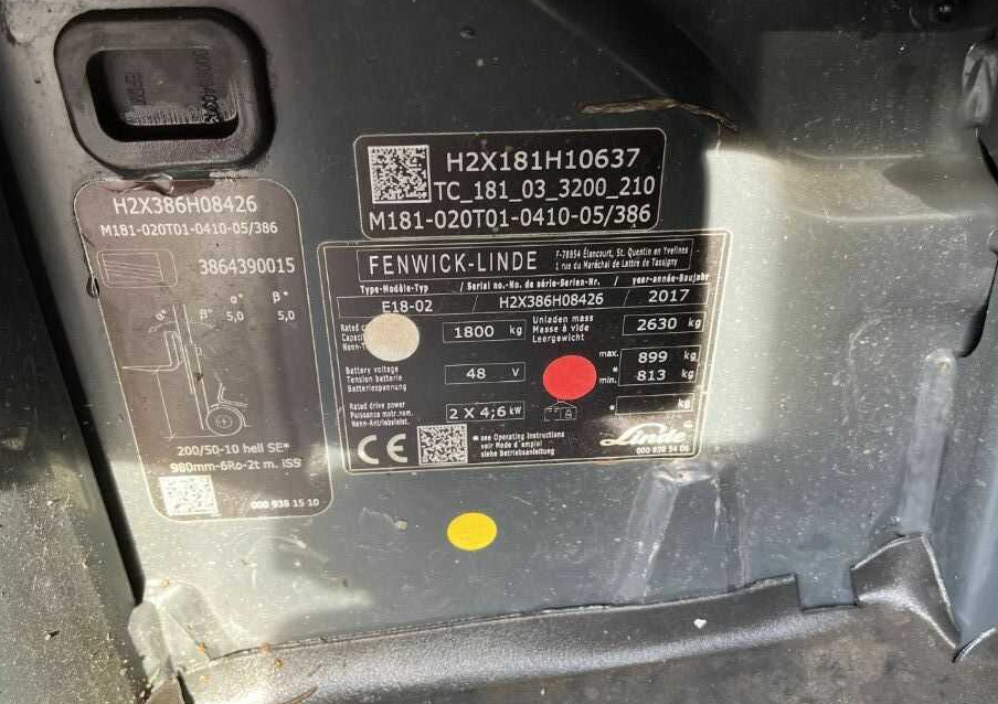 Linde E18-02 - Electric forklift: picture 4 Linde E18-02 - Electric forklift: picture 4