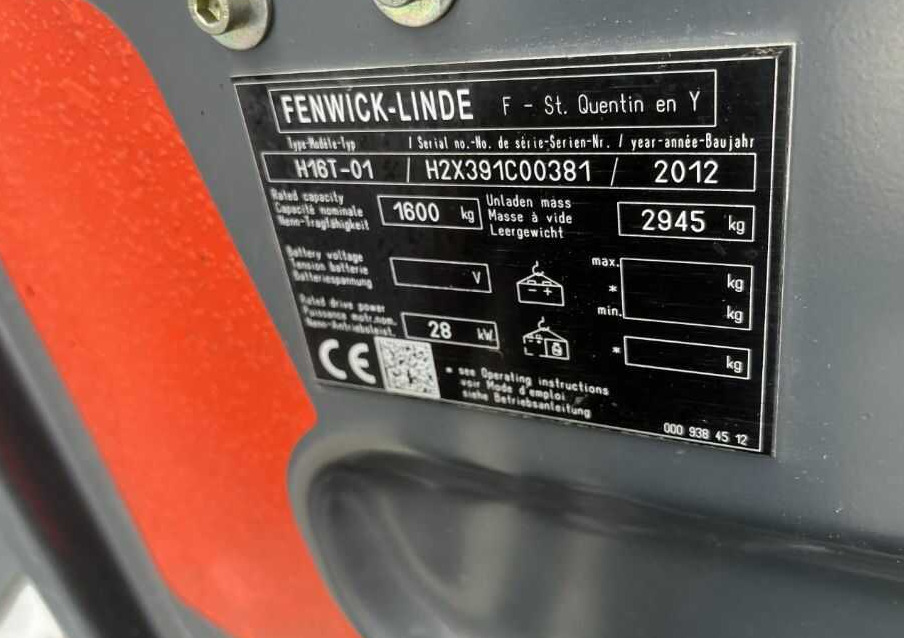 Linde H16T-01 - LPG forklift: picture 4 Linde H16T-01 - LPG forklift: picture 4