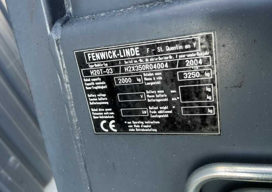Linde H20T-03 - LPG forklift: picture 4 Linde H20T-03 - LPG forklift: picture 4