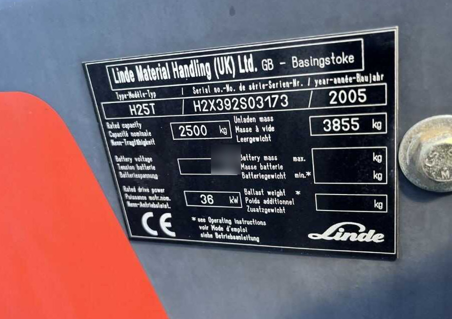 Linde H25T - LPG forklift: picture 4 Linde H25T - LPG forklift: picture 4